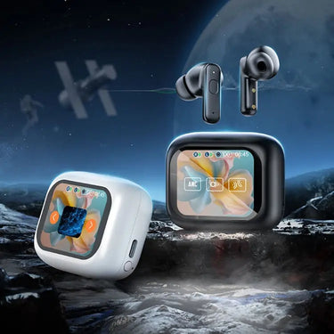 LY30 Full-color Touch Screen ANC+ENC Noise Reduction Wireless Bluetooth Earphones - UTrano