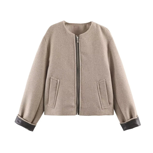 Leather effect decorative jacket  