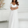  Long dress model 196092 Bicotone 