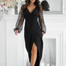 Long dress model 198904 Bicotone 
