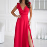  Long dress model 202371 Bicotone 