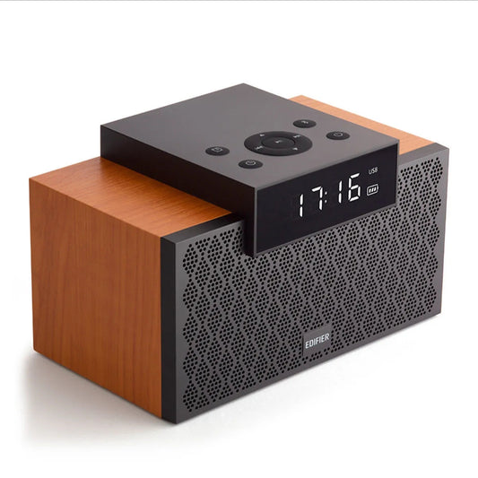 M260 Wireless Bluetooth Speaker Intelligent Alarm Clock Home Wooden  