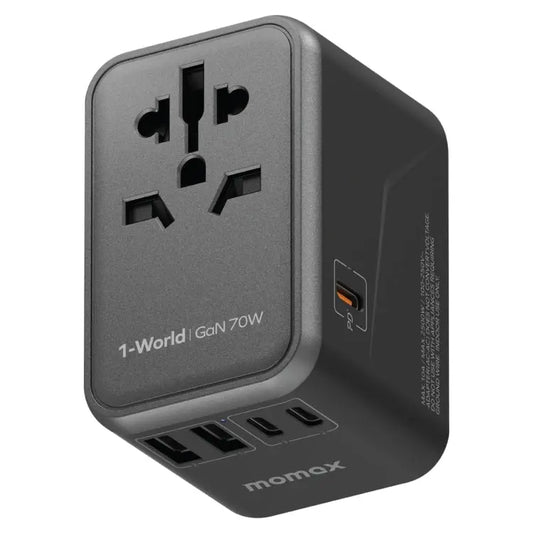MOMAX 1-World UA8 PD 70W Fast Charger Power Adapter Utrano