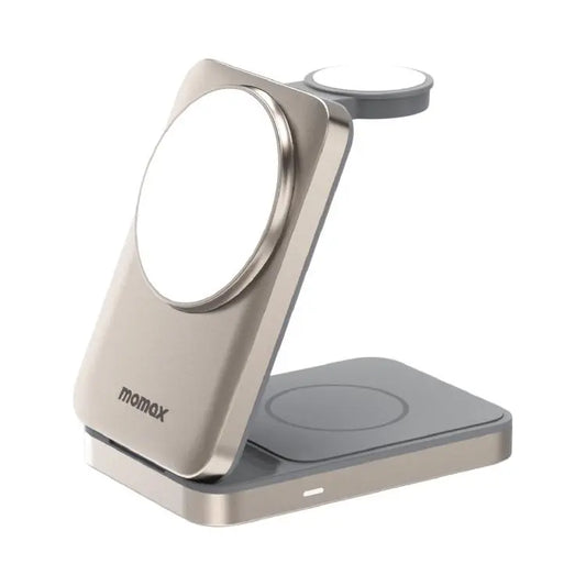 MOMAX UD36 Q.Port 3-in-1 Foldable Magnetic Wireless Charging Stand Qi2 + MFW Certified, UD36 Utrano