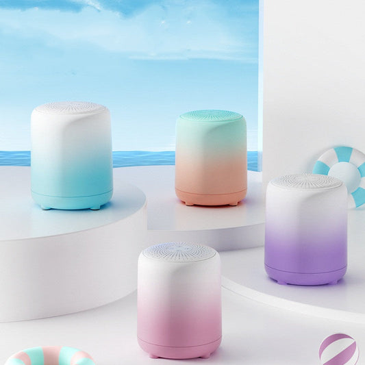 Macaron Gradient Color Portable Bluetooth Speaker  