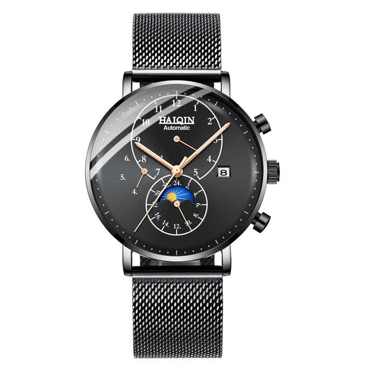 Men's Automatic Waterproof Large Dial Mechanical Watch  