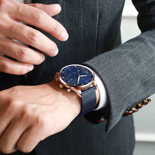 Men's Watch Waterproof Quartz Watch Calendar Watch Maker  