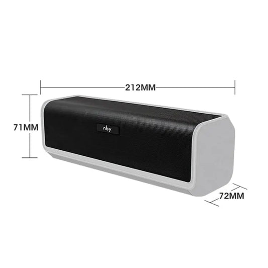 NBY 6690 TWS Couplet FM Multifunctional Desktop Plug-in Card Bluetooth Speaker - UTrano