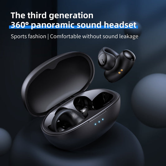 New T306 Bluetooth Gaming Electronic Sports Wireless Clip-on Sports Headset  
