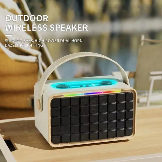 NewRixing NR8801 15W Portable Outdoor Bluetooth Speaker TWS Stereo Speaker Utrano