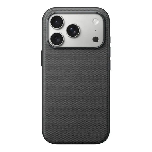 Official Tech Fabric Texture Side-Stick TPU Magnetic Phone Case, No AI Camera Button, For iPhone 17 Pro Max, For iPhone 17 Pro, For iPhone 17, For iPhone Air  