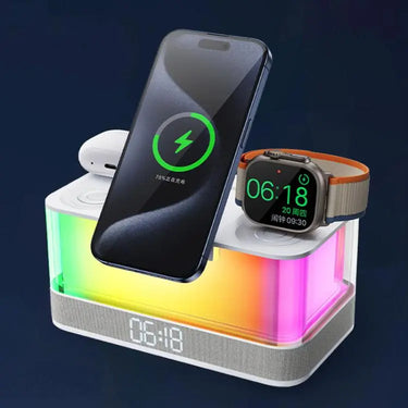 R8 Cell Phone Earphone Watch 3 In 1 Multi-Function Wireless Magnetic Charger, R8 Utrano