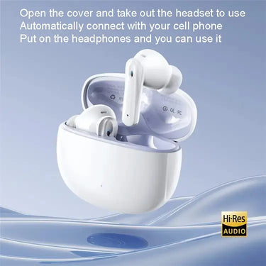 REMAX CozyPods W21N Dual Noise Reduction Bluetooth Earphone Music Call Wireless Earphone - UTrano