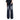 Ripped Denim Pants Men Washed Design Clean Fit Straight Leg Wide Leg Long Pants  