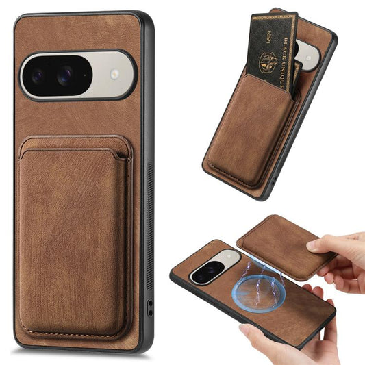 Retro Leather Card Bag Magnetic Phone Case, For Google Pixel 11 Pro XL, For Google Pixel 11, For Google Pixel 11 Pro, For Google Pixel 10 Pro XL  