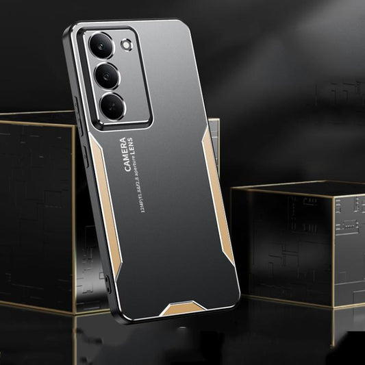 Blade Series TPU Hybrid Metal Phone Case, For Realme 14x, For Realme Neo7, For Realme V60 Pro, For  Realme GT7 Pro, For Realme 13 Pro, For Realme 13 Pro+