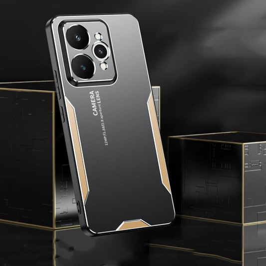 Blade Series TPU Hybrid Metal Phone Case, For Realme 15 5G Global, For Realme GT7 5G, For Realme Neo7X, For Realme Neo7 SE, For Realme 14 Pro+ Global, For Realme 14 Pro Global