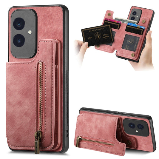 Retro Leather Zipper Wallet Back Phone Case, For Honor X6a, For Honor 90 Pro, For Honor 90, For Honor X8a  