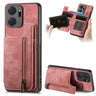 Retro Leather Zipper Wallet Back Phone Case, For Honor X7a, For Honor 80 SE, For Honor 80, For Honor 80 Pro  
