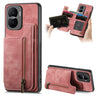 Retro Leather Zipper Wallet Back Phone Case, For Honor 70, For Honor 60 Pro, For Honor 60, For Honor 50  