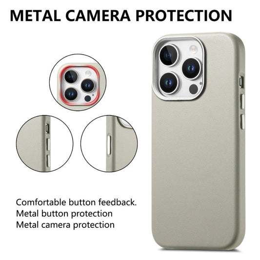 Electroplated Metal Button MagSafe Phone Case, For iPhone 13  