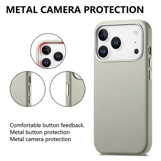 Electroplated Metal Button MagSafe Phone Case, For iPhone 17 Pro Max, For iPhone 17 Pro, For iPhone 17  