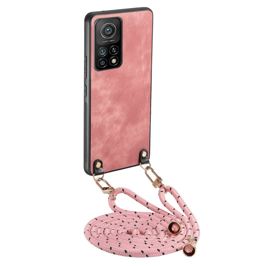 Vintage Leather PC Back Cover Phone Case with Crossbody Strap, For Xiaomi Mi 10T 5G, For Xiaomi Mi 10T Pro, For Xiaomi Poco X3 NFC, For Xiaomi Redmi 9A  