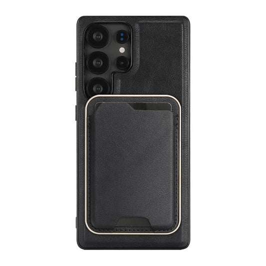 Kalebol Slim MagSafe Ring Magnetic Card Bag Leather Phone Case, For Samsung Galaxy S25 Ultra 5G, For Samsung Galaxy S24 Ultra 5G, For Samsung Galaxy S24+ 5G, For Samsung Galaxy S24 5G  
