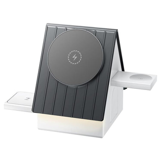 G68 15W Desktop Magnetic Charging Dock 3 in 1 Wireless Charger for Watch / Phone / Earbuds, G68  