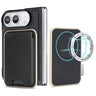 Kalebol Slim MagSafe Ring Magnetic Card Bag Leather Phone Case, For iPhone Fold, For iPhone 18 Pro, For iPhone 18 Pro Max, For iPhone 17 Pro Max  