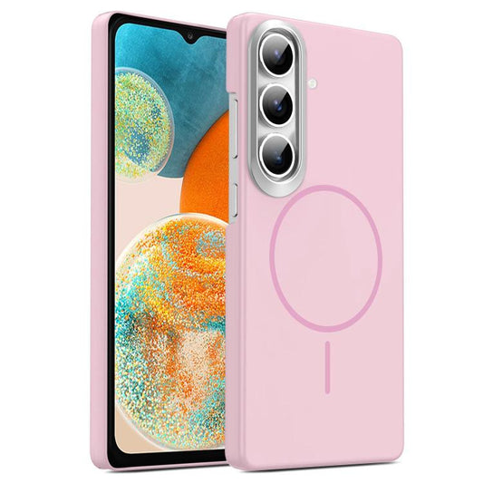Gold Armor PC Thin Circle MagSafe Shockproof Phone Case, For Samsung Galaxy A24 4G, For Samsung Galaxy A34 5G  