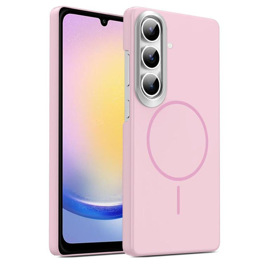 Gold Armor PC Thin Circle MagSafe Shockproof Phone Case, For Samsung Galaxy A25 5G, For Samsung Galaxy S23 FE 5G  