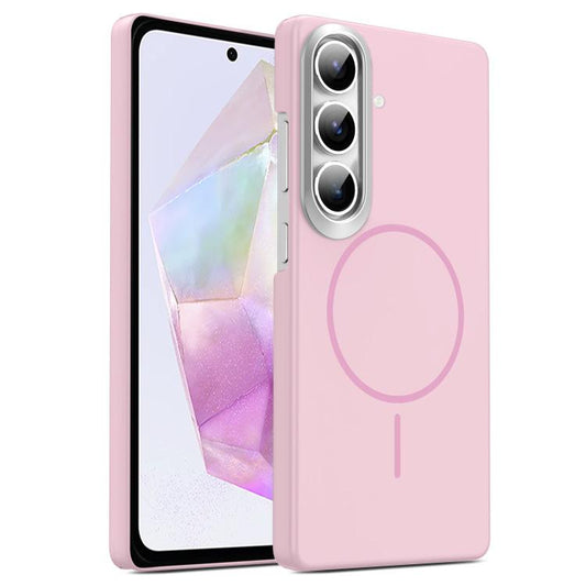 Gold Armor PC Thin Circle MagSafe Shockproof Phone Case, For Samsung Galaxy A35 5G, For Samsung Galaxy S24 Ultra 5G  