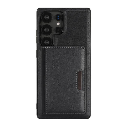 Kalebol Strong MagSafe Magnetic Two-Fold Card Bag Leather Phone Case, For Samsung Galaxy S24 Ultra 5G, For Samsung Galaxy S24+ 5G, For Samsung Galaxy S24 5G, For Samsung Galaxy S23 Ultra 5G  