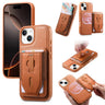 CaseNeo Retro Wristband Elastic Card Bag Magnetic Back Phone Case, For iPhone 15, For iPhone 14, For iPhone 14 Pro, For iPhone 14 Pro Max, For iPhone 13 Pro Max, For iPhone 13 Pro  