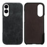 Retro-skin Magnetic Vegan Leather Back Phone Case, For Galaxy S25 Edge 5G, For Galaxy S25 5G, For Galaxy S25+ 5G  