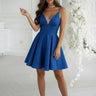  Short dress model 221601 Bicotone 