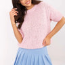  Short sleeve sweater model 206942 Italy Moda 