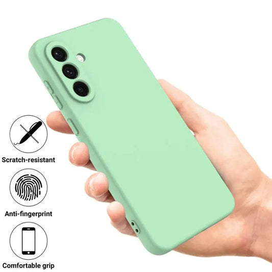 Solid Color Liquid Silicone Dropproof Full Coverage Phone Case, For Samsung Galaxy A17 / F17 / M17, For Samsung Galaxy A57 5G, For Samsung Galaxy A37 5G, For Galaxy A27 5G