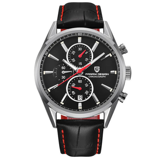 Stainless steel casual small three-hand multi-function waterproof quartz men's watch - UTrano