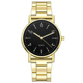 Steel band men's and women's quartz watches 