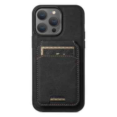 Suteni H17 Litchi Texture Leather MagSafe Detachable Wallet Phone Case, For iPhone 13 Pro, For iPhone 13, For iPhone 12, For iPhone 12 Pro Max, For iPhone 12 Pro  