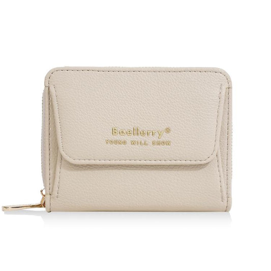 Baellerry NR120 Women Zipper Wallet Organ Two Fold Wallet  