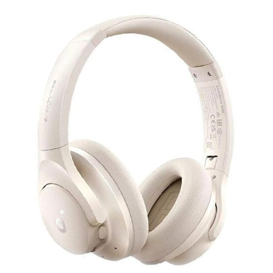 ANKER Soundcore Q20i Headband Gaming Headset Wireless Bluetooth Active Noise Reduction Headset  Beige