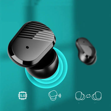 Touch In-Ear Mini Wireless Headphones LED Digital Display  