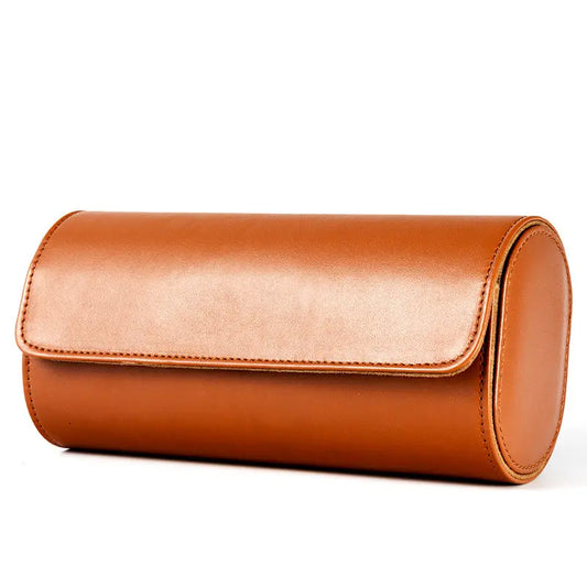 Travel Storage Bag PU Leather Watch Storage Box Color Portable Watch Bag Bracelet Jewelry Watch Box  