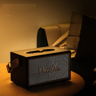 Utrano Desktop Portable Wood Bluetooth Speaker  