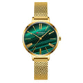  Gold with green plate