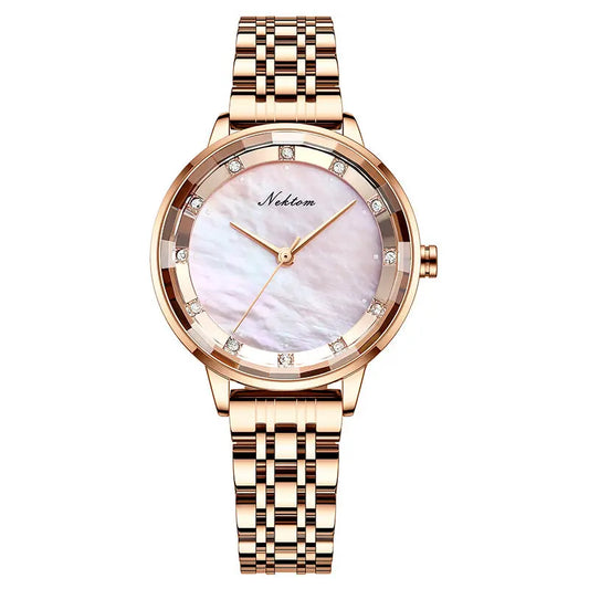 Women's Watch Simple Rhinestone Quartz Watch Trend  