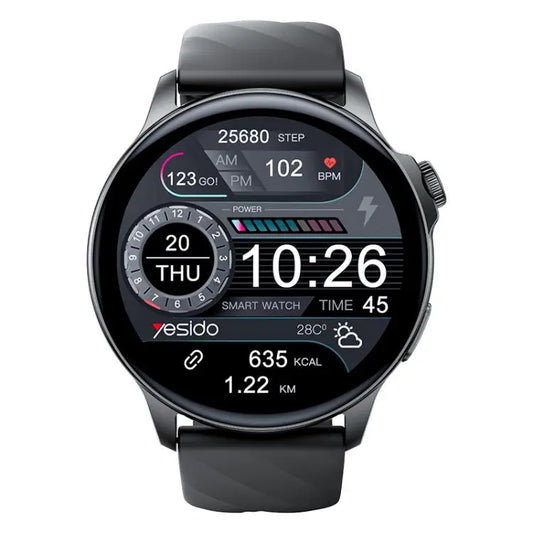 Yesido IO29 Waterproof Smart BT Watch, 1.39 inch Screen, Support BT Call / Heart Rate Utrano